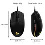 Logitech G203 Lightsync Gaming Mouse Negro