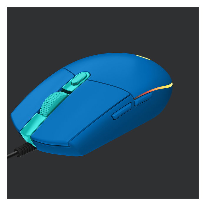 Logitech 910-005798 G203 Lightsync Gaming Mouse Azul, 8000 DPI, 1 ms, USB