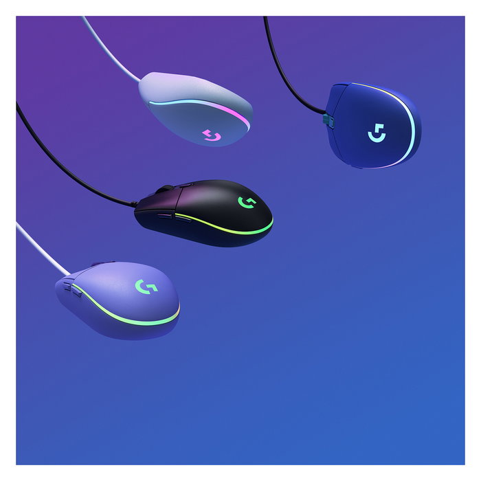 Logitech 910-005798 G203 Lightsync Gaming Mouse Azul, 8000 DPI, 1 ms, USB