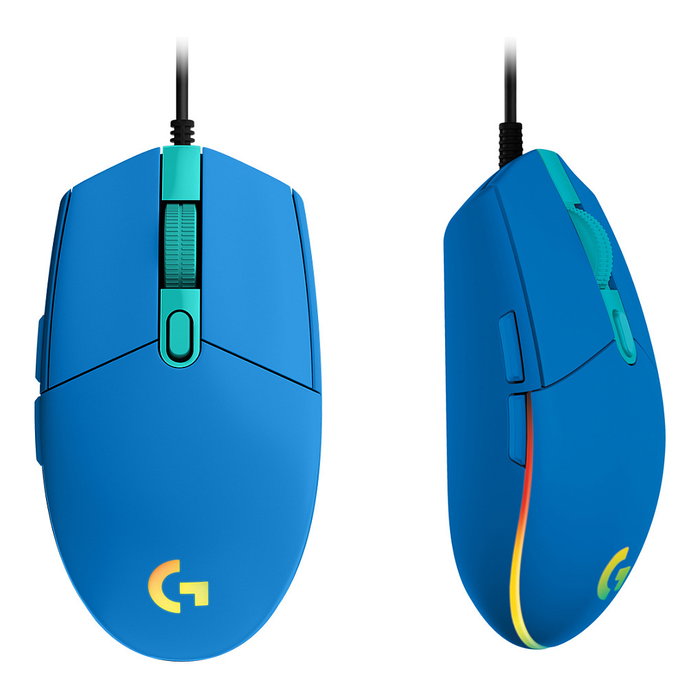 Logitech 910-005798 G203 Lightsync Gaming Mouse Azul, 8000 DPI, 1 ms, USB