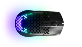 SteelSeries Aerox 3 Wireless ratón gaming mano derecha RF Wireless + Bluetooth Óptico 18000 DPI Negro Núm. artículo 62612