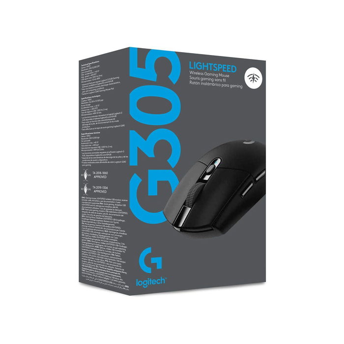 Logitech G305 Lightspeed Ratón Gaming Inalámbrico Negro