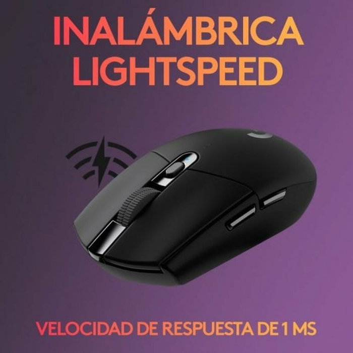 Logitech G305 Lightspeed Ratón Gaming Inalámbrico Negro