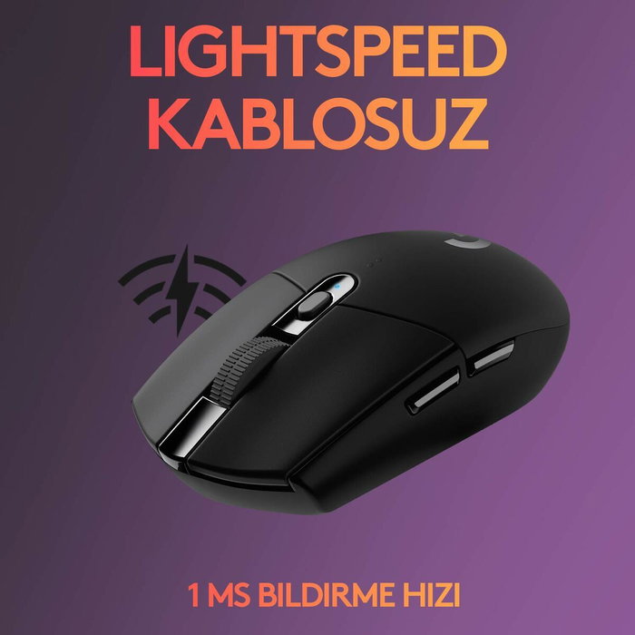 Logitech G305 Lightspeed Ratón Gaming Inalámbrico Negro