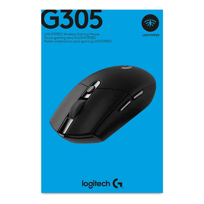 Logitech G305 Lightspeed Ratón Gaming Inalámbrico Negro