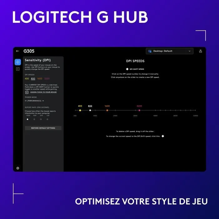Logitech G305 Lightspeed Ratón Gaming Inalámbrico Negro