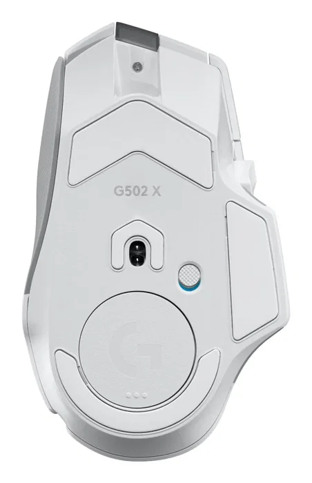 Logitech G502 X LIGHTSPEED - Ratón Gaming Inalámbrico RF, Mano Derecha, Sensor HERO 25K Óptico 25600 DPI, Blanco, 910-006190