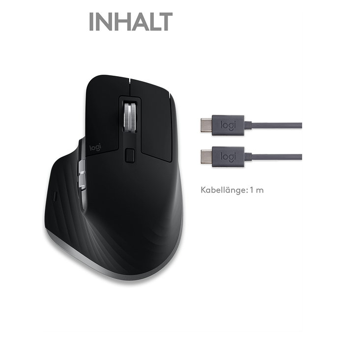 Logitech MX Master 3S for Mac Gris espacial