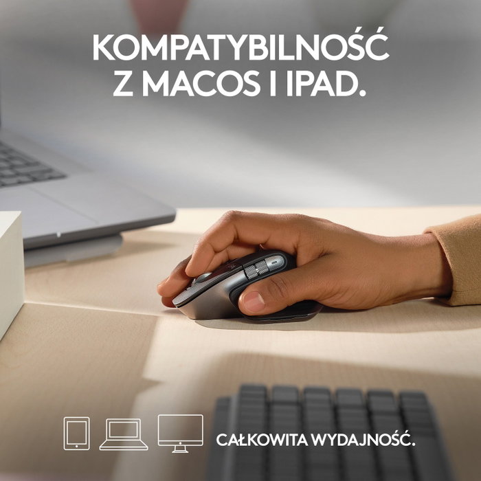 Logitech MX Master 3S for Mac Gris espacial