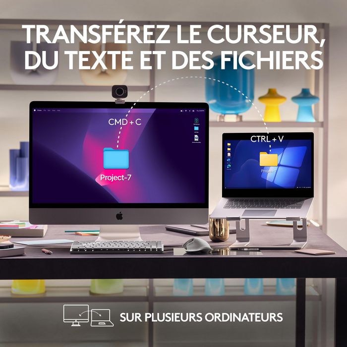 Logitech MX Master 3S Ratón Inalámbrico para Mac con Seguimiento Silencioso de 8000 DPI y Ruedas MagSpeed