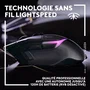 Logitech G G502 X PLUS Ratón Gaming Inalámbrico Negro