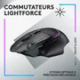 Logitech G G502 X PLUS Ratón Gaming Inalámbrico Negro