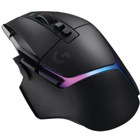 Logitech G502 X Plus - Ratón Gaming Inalámbrico LIGHTSPEED, Sensor HERO 25K Hasta 25600 DPI, RGB LIGHTSYNC, Interruptores LIGHTFORCE, Compatible POWERPLAY, Negro