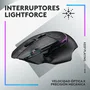Logitech G502 X PLUS Ratón Inalámbrico Óptico 25600 DPI Negro