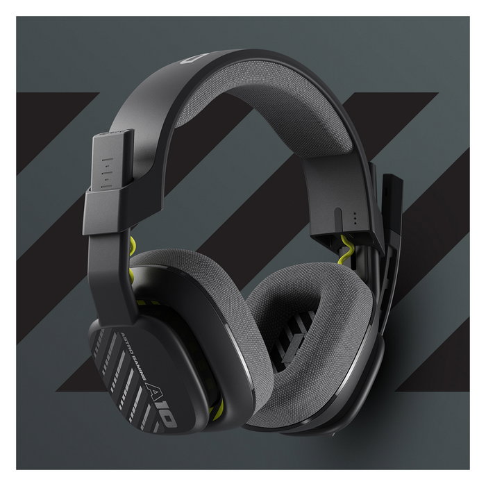 Logitech ASTRO Gaming A10 Gen 2 Auriculares Gaming Diadema Alámbricos con Micrófono Boom, 20-20000 Hz, Conector 3.5mm, Compatibles con PC, Mac, PS4, PS5, Xbox One/Series X|S - Negro