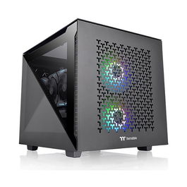 Thermaltake Divider 200 TG Air Black Micro Torre PC con Vidrio Templado