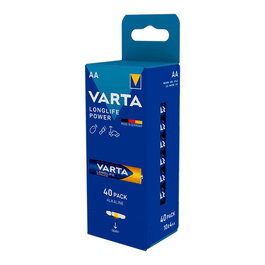 Varta Pila Alcalina LR06 AA Longlife Power Pack 40 Unidades