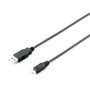 Equip Cable USB 2.0 Tipo A a Micro-USB B 1,8m Negro