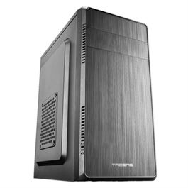Tacens ACM500 - Caja de Ordenador MicroATX Minitorre, con Fuente de Alimentación ATX 500W Incluida, Panel Frontal Aluminio, USB 3.0