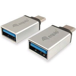 Equip adaptador usb-c macho a usb 3.0 tipo a hembra ( pack 2 uds) ref. 133473