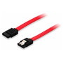 Equip Cable SATA Datos 0.5m Rojo con Clip de Seguridad 111800