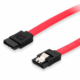 Equip Cable Serial ATA SATA 0.5 Metros Con Conectores 7 Pines y Clip Metálico de Seguridad
