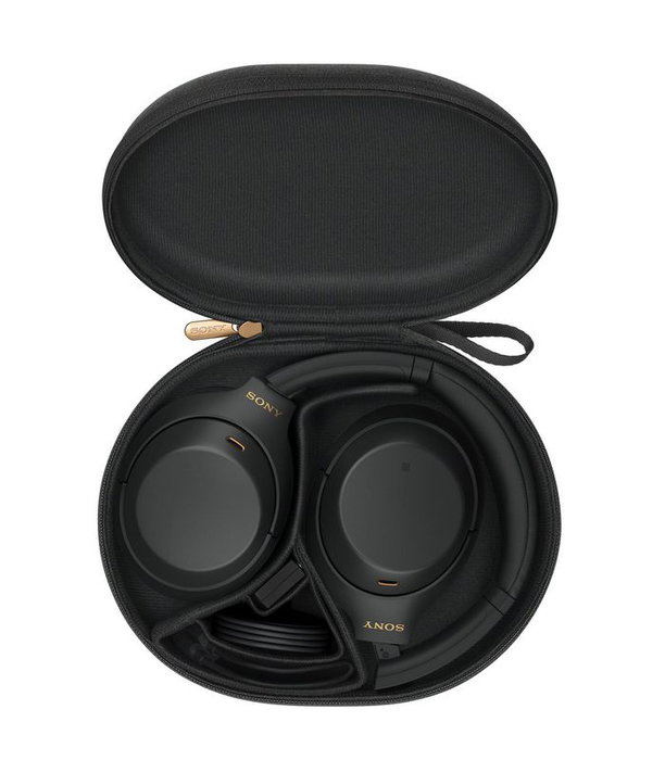 Sony WH, 1000XM4 Auriculares Bluetooth Diadema con Conector 3.5 mm y USB Tipo-C, Negro