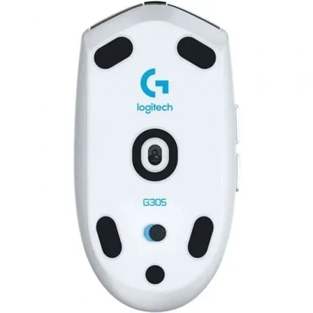 Logitech G305 Lightspeed - Ratón Gaming Inalámbrico Blanco, Sensor HERO 12000 DPI, 1ms, 250h Batería, 6 Botones Programables, Ultraligero 99g