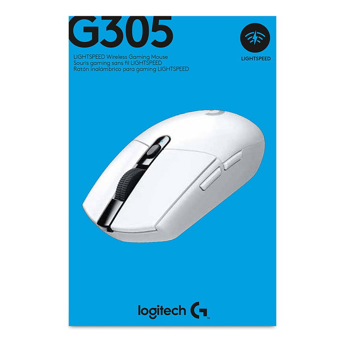 Logitech G305 Lightspeed Ratón Gaming Inalámbrico Blanco, 12000 DPI Logitech G305 Lightspeed Ratón Gaming Inalámbrico Blanco, 12000 DPI