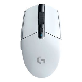 Logitech G G305 Ratón Gaming Inalámbrico Blanco - Sensor HERO 12.000 DPI, Tecnología LIGHTSPEED 1 ms, 6 Botones Programables, 99 g, Batería de Larga Duración