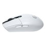 Logitech G G305 Ratón Gaming Inalámbrico Blanco - Sensor HERO 12.000 DPI, Tecnología LIGHTSPEED 1 ms, 6 Botones Programables, 99 g, Batería de Larga Duración