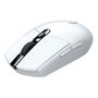 Logitech G G305 Ratón Gaming Inalámbrico Blanco - Sensor HERO 12.000 DPI, Tecnología LIGHTSPEED 1 ms, 6 Botones Programables, 99 g, Batería de Larga Duración