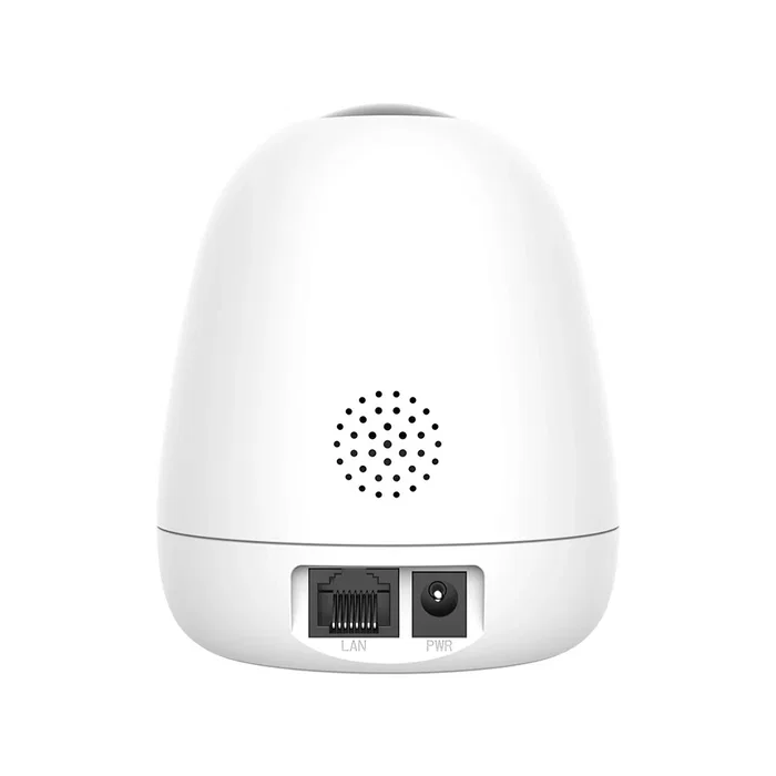 Tenda CP6 Cámara de Seguridad IP Interiores 3MP 2304x1296 WiFi, Visión Nocturna 12m, 360°, Almohadilla para Montaje Techo, Pared o Escritorio, Blanco