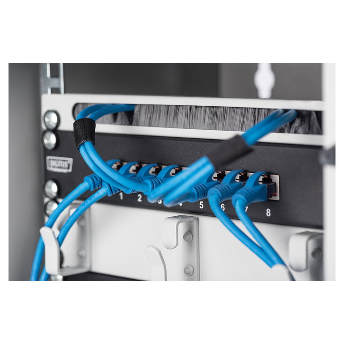 Digitus Armario Rack de Pared Compact 6HE 254mm (10") con Puerta de Cristal Gris - 312x300 mm, 30 kg Capacidad, IP20
