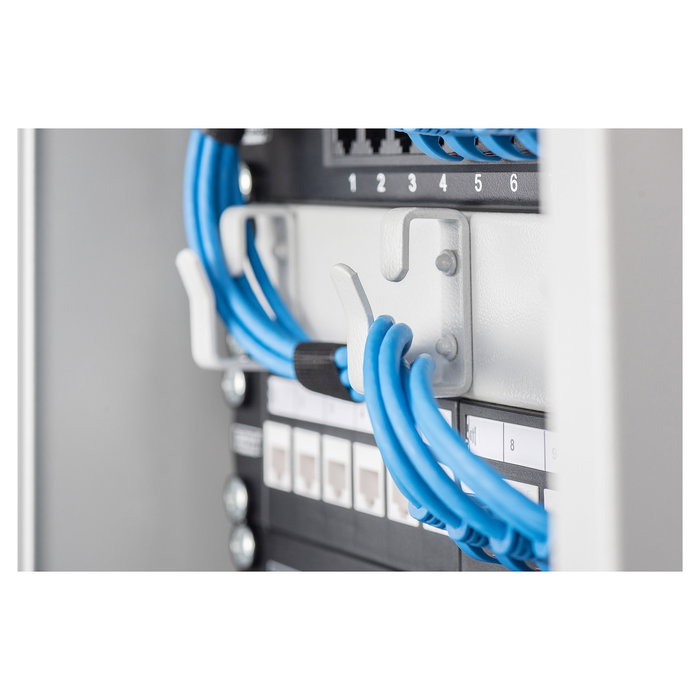 Digitus Armario Rack de Pared Compact 6HE 254mm (10") con Puerta de Cristal Gris - 312x300 mm, 30 kg Capacidad, IP20