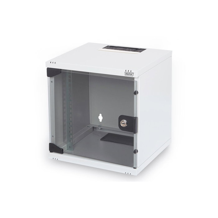 Digitus Wandschrank Compact 6HE 254mm 10 pulg Glastür gris Digitus Wandschrank Compact 6HE 254mm 10 pulg Glastür gris