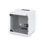 Digitus Wandschrank Compact 6HE 254mm 10 pulg Glastür gris
