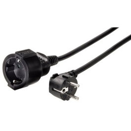 Hama Alargador tipo Schuko de 3m Negro