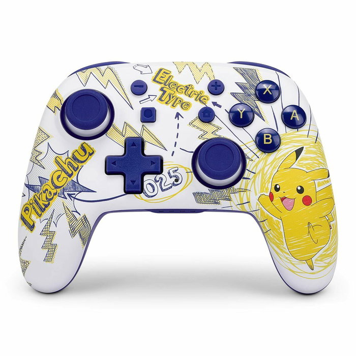 PowerA Mando Inalámbrico Nano Mejorado Pikachu School Days para Nintendo Switch PowerA Mando Inalámbrico Nano Mejorado Pikachu School Days para Nintendo Switch