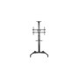 Fonestar STS-4264N Soporte de Suelo Giratorio e Inclinable con Ruedas Negro