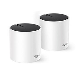 TP-Link Deco X55 Sistema Wi-Fi 6 Mesh Doble Banda AX3000 (Paquete de 2) - Cobertura hasta 418m², 3 Puertos Gigabit, IA, HomeShield