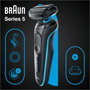 Braun Series 5 51-M1200s Men's Shaver Negro/Azul