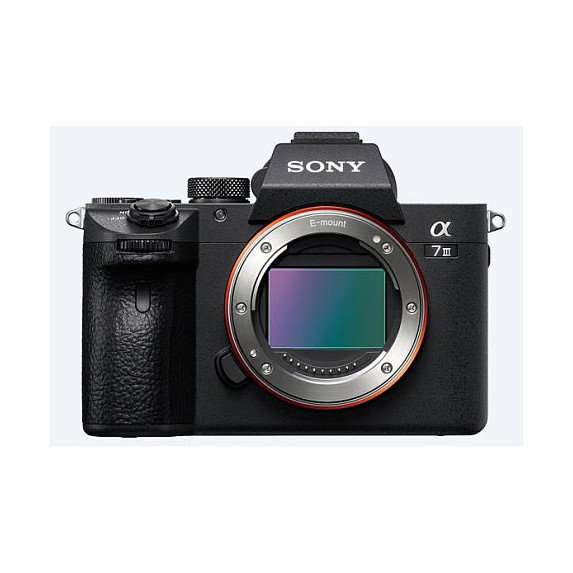 Sony Alpha 7 III Cámara sin Espejo de 24.2 MP Full Frame, 4K, Pantalla Táctil, Negro (Solo Cuerpo) Sony Alpha 7 III Cámara sin Espejo de 24.2 MP Full Frame, 4K, Pantalla Táctil, Negro (Solo Cuerpo)