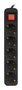 Lanberg Regleta 5 Tomas Schuko con Protección, Negro, 1,5 m