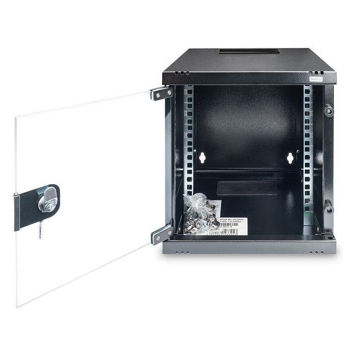 Digitus Carcasa Mural 254 mm (10") 6U 312x300 mm (AnxP) Negro