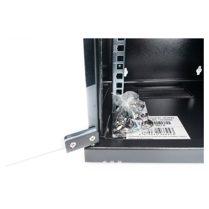 Digitus Carcasa Mural 254 mm (10") 6U 312x300 mm (AnxP) Negro