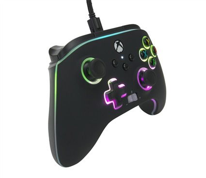 Power A Mando con Cable Spectra Infinity 1522360-01 para Xbox Serie X/S, Color Personalizable con LED