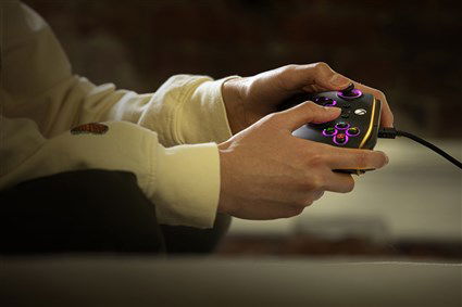 Power A Mando con Cable Spectra Infinity 1522360-01 para Xbox Serie X/S, Color Personalizable con LED