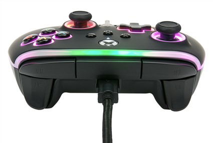 Power A Mando con Cable Spectra Infinity 1522360-01 para Xbox Serie X/S, Color Personalizable con LED