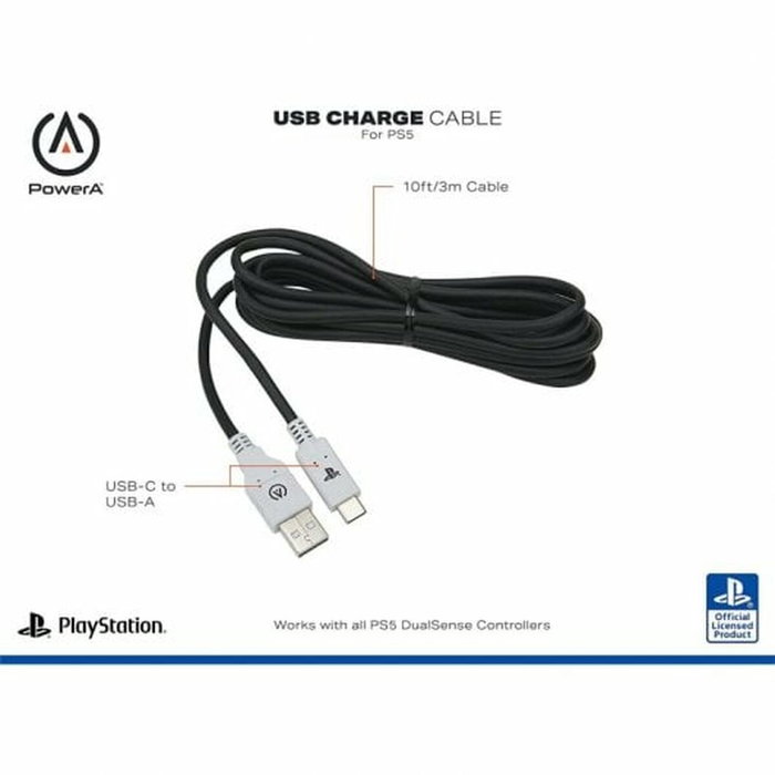 Power A Cable USB-C para PlayStation 5 de 3 metros